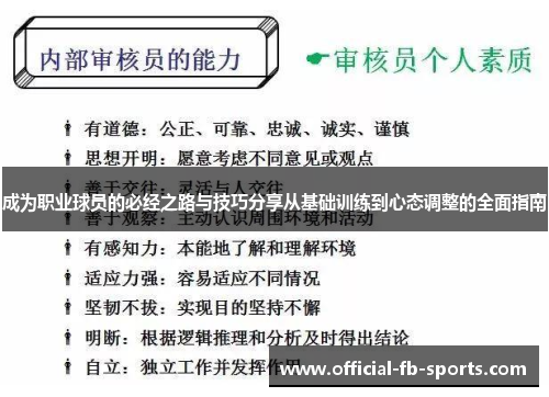 成为职业球员的必经之路与技巧分享从基础训练到心态调整的全面指南